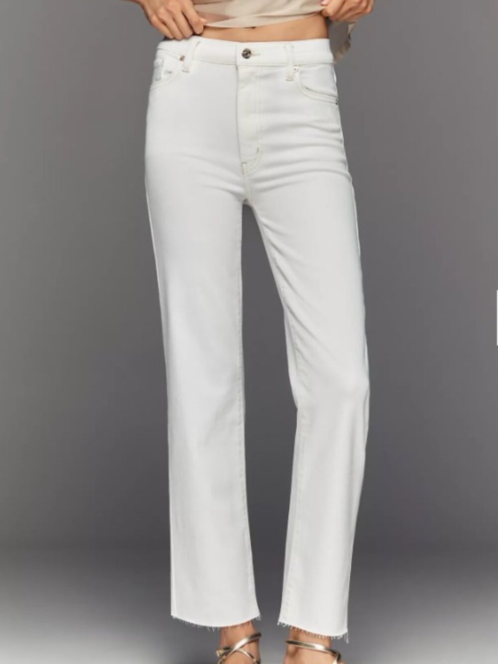 FRAME Le Sleek High-Rise Straight Leg Jeans